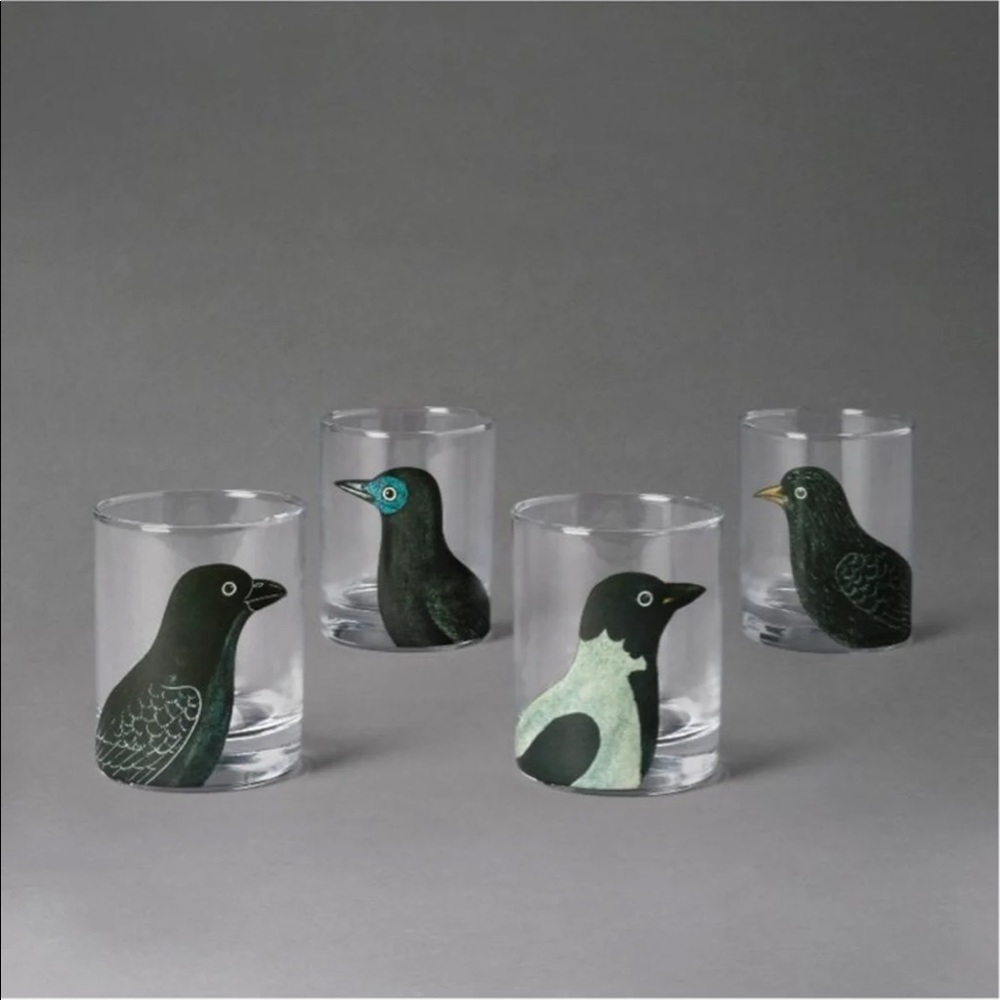 John Derian collaboration w/ Target Crow Glasses